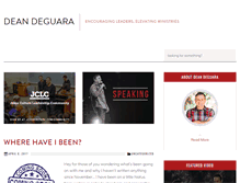 Tablet Screenshot of deandeguara.com